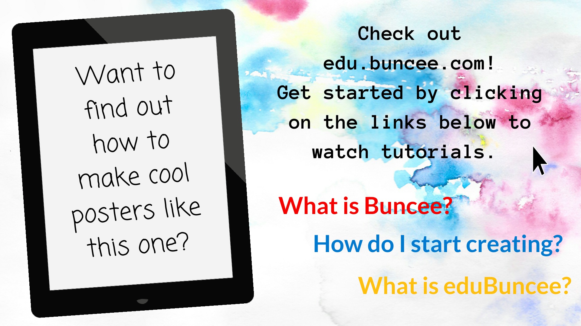 Buncee how-to